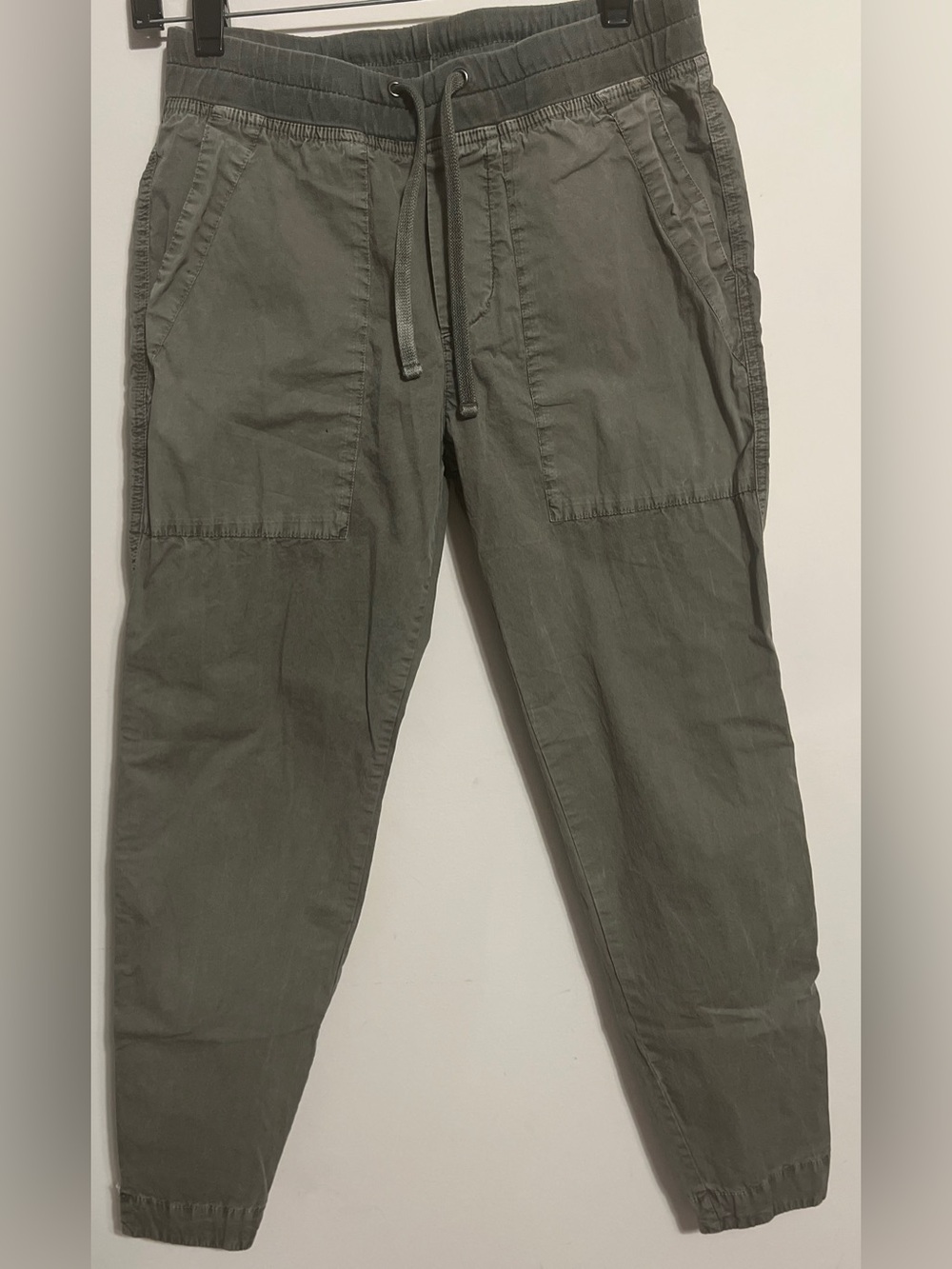 James Perse Olive Green Drawstring Joggers